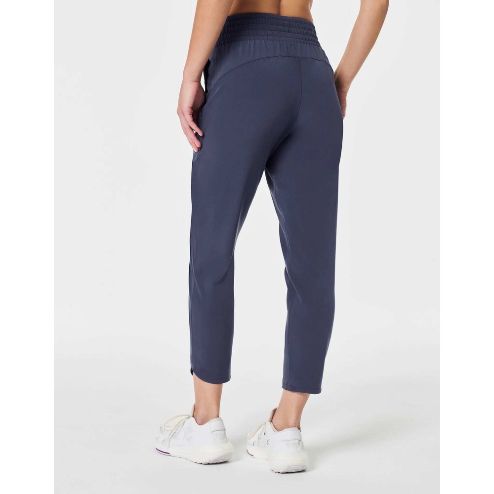 SPANX Women's Out of Office Trouser Dark Storm Drawstring Size XL‎